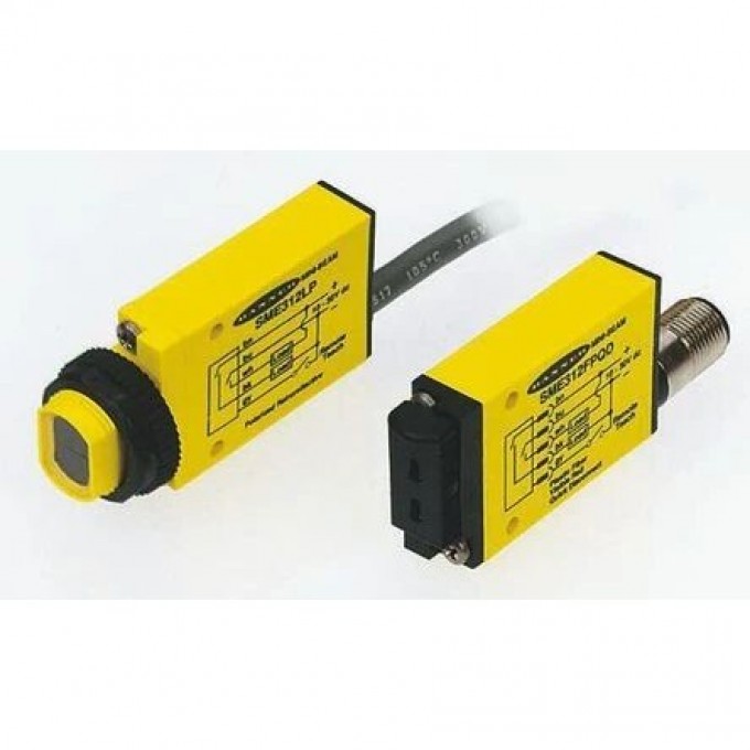 Фотоэлектрический датчик BANNER SME312DQD диффузный PNP с ИК-светодиодом 3623892