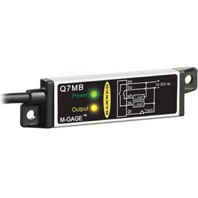 Фотоэлектрический датчик BANNER Q7MB W/50 Block NPN/PNP IP69K 8423388