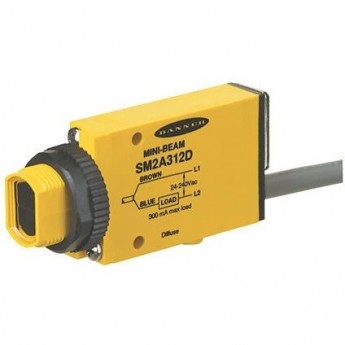 Фотоэлектрический датчик BANNER SM2A312D диффузный инфракрасный 8601519